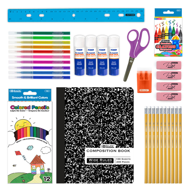 Back to School Starter Pack - 60 Pieces, 10 units per case