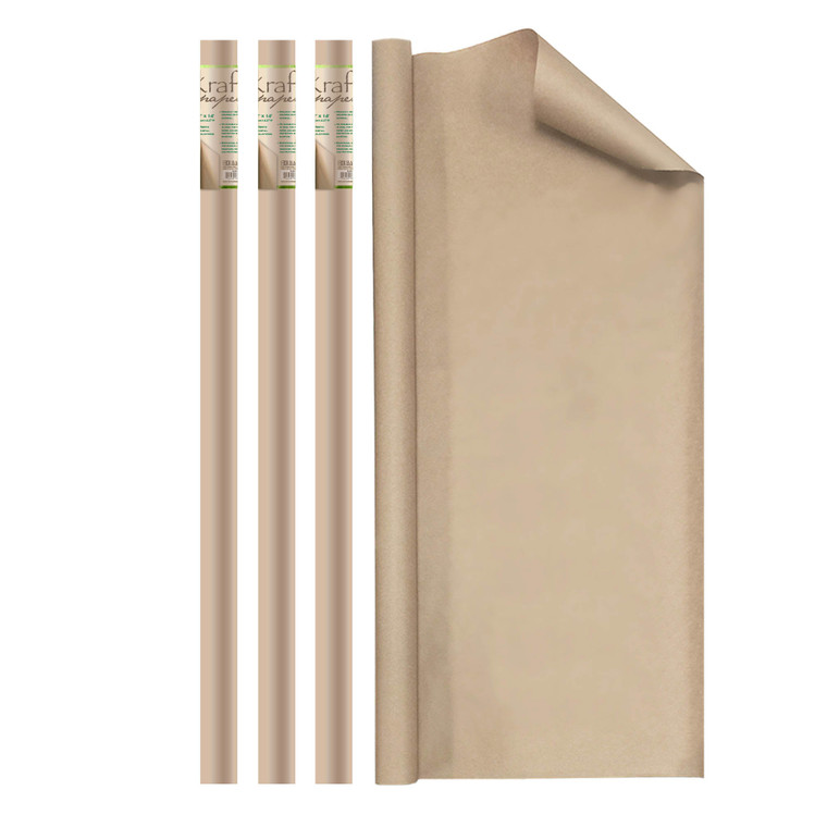 Kraft Paper Roll 30 in x 14 ft Heavy Duty All-Purpose Wrapping, 36 units per case