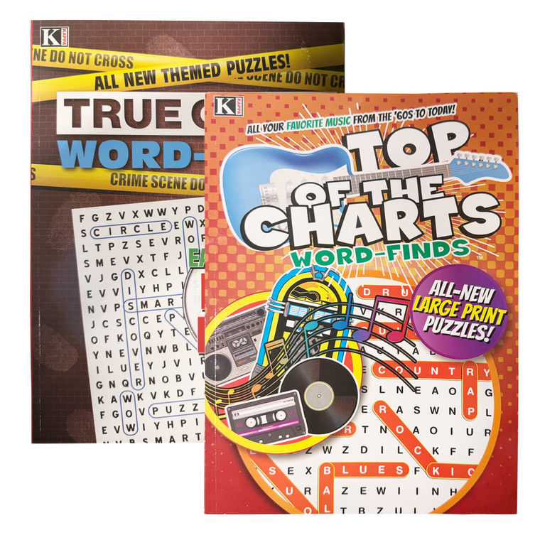 KAPPA Themed Word Find Puzzle Book (2 Titles), 48 units per case