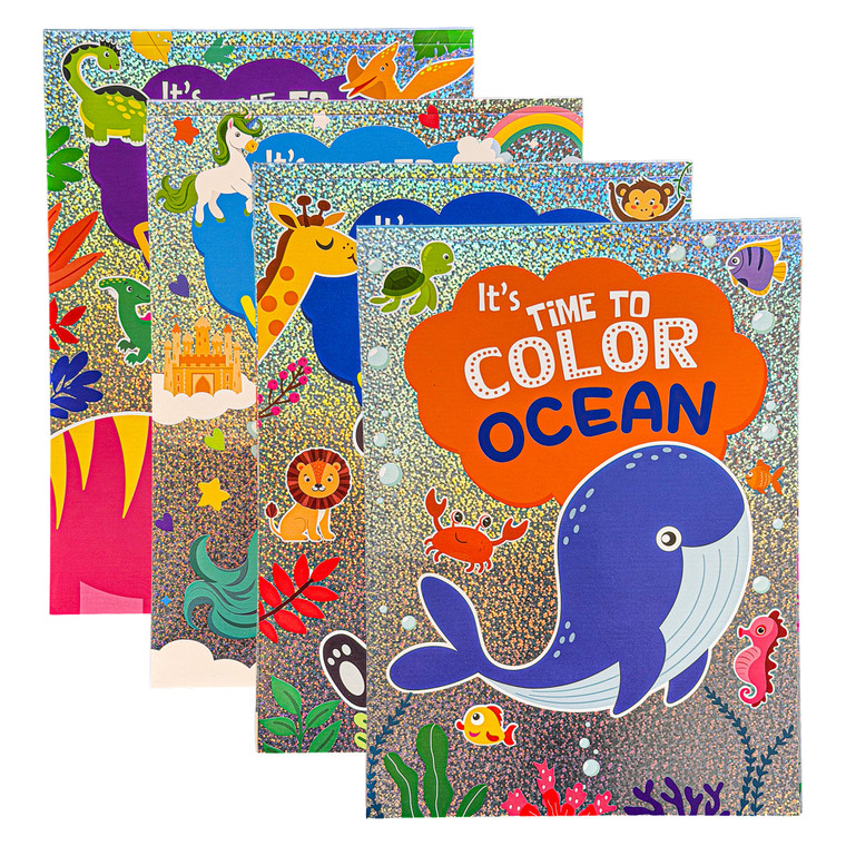 It's Time To Color Coloring Book - Fun Activity, 48 units per case