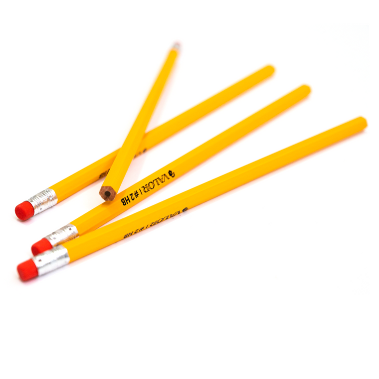 yellow hb pencil