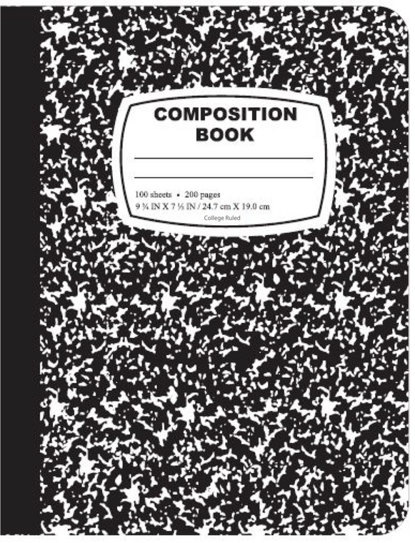 Creative Colors Composition Book - College Ruled - 100 Sheets
