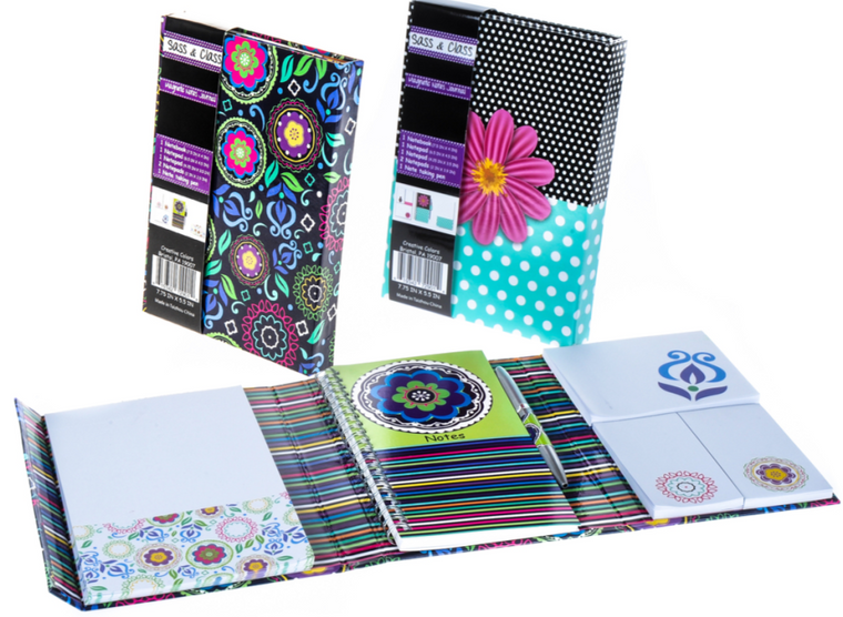 Notes Journal - Magnetic Closure - Tri Fold - 4.5 X 6.5 Pad