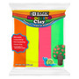 BAZIC 1 lb 4 Fluorescent Color Modeling Clay