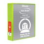 BAZIC 1.5" Lime 3-Ring View Binder w/ 2-Pockets