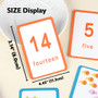 BAZIC Numbers Flash Cards (36/Pack), 24 units per case