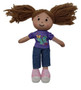 Handmade Huggable Rag Doll with Jeans/Butterflies– 100% Spandex Cotton, Ultra-Soft Polyester Stuffing | Perfect Gift for All Occasions, 24 units per case
