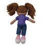 Handmade Huggable Rag Doll with Jeans/Butterflies– 100% Spandex Cotton, Ultra-Soft Polyester Stuffing | Perfect Gift for All Occasions, 24 units per case