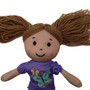 Handmade Huggable Rag Doll with Jeans/Butterflies– 100% Spandex Cotton, Ultra-Soft Polyester Stuffing | Perfect Gift for All Occasions, 24 units per case