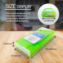 Translucent Slider Pencil Case with Display, 36 units per case