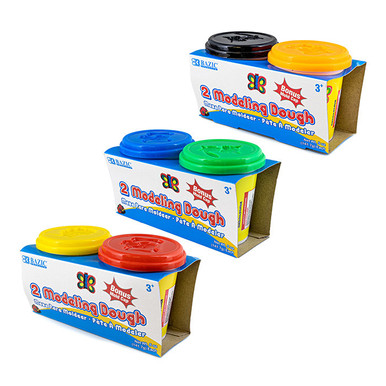 Bazic 2 oz. Primary Colors Air Dry Modeling Clay