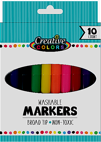 Super Washable Marker, 10 Count - The CEO Creative