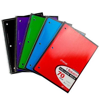 College Ruled Binder Paper | Spiral Notebook