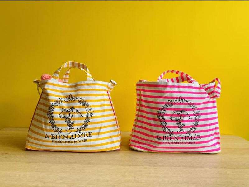 Aimee's Striped Bag - Yarnia