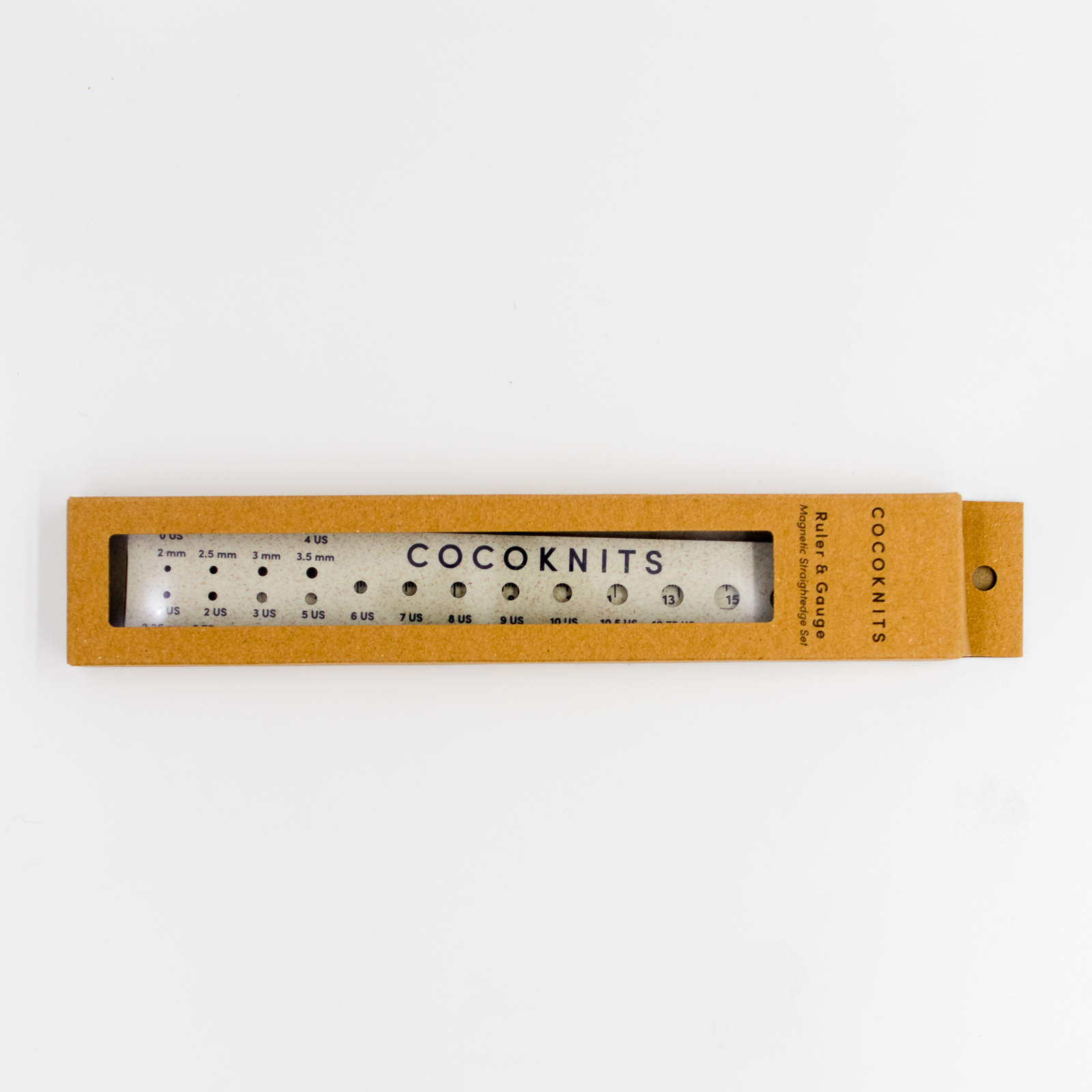 トップス WELINOA VOLUME CABLE LAW GAUGE KNIT Ruler & Gauge Set - Yarnia