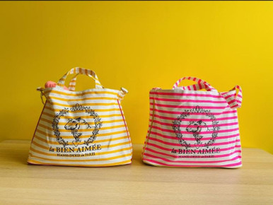 Aimee's Striped Bag - Yarnia