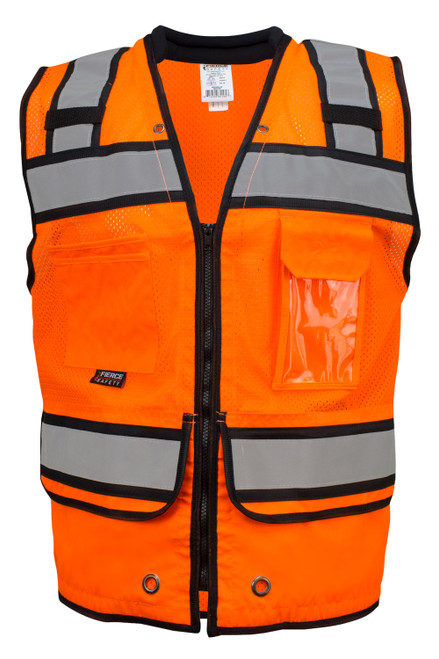 Fierce Safety Premium Surveyors Class 2 Heavy Duty Vest