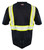 Premium High Vis Moisture Wicking Short Sleeve Black Shirt