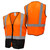 Economy Class 2 Orange Vest with Black Bottom