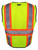 Surveyors Class 2 Green Vest with Orange Trim and Black Bottom