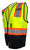 Surveyors Class 2 Green Vest with Orange Trim and Black Bottom