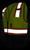Surveyors Class 2 Green Vest with Orange Trim and Black Bottom