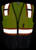 Surveyors Class 2 Green Vest with Orange Trim and Black Bottom