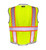 Glow Series Class 2 Green Vest with Luminous Reflective Tape