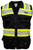 Premium Class 1 Black Heavy Duty Vest, Tablet Pockets and Neck Padding