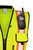Premium Class 2 Green Heavy Duty Vest, Tablet Pockets and Neck Padding with Black Trim
