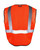 Economy Class 2 Orange Vest with Chest Pocket
