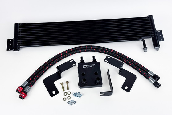 CSF 2021+ Ford Bronco 2.7L EcoBoost External Transmission Oil Cooler Kit - 8350 Photo - Primary