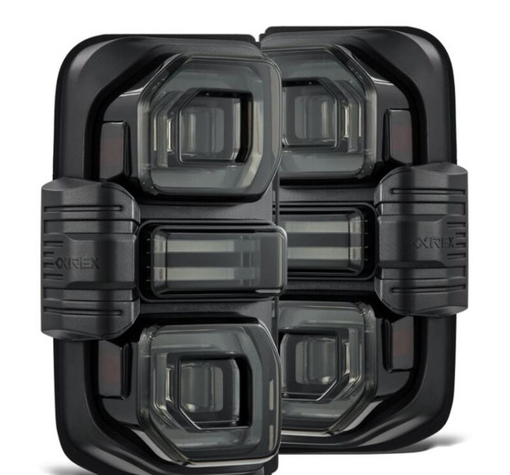 AlphaRex 21-24 Ford Bronco NOVA LED Tail Lights - Alpha-Black - 659020 Photo - Primary