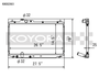 Koyo 12-15 Honda Civic SI 2.4L (MT) Radiator - KH082661 Photo - Primary