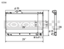 Koyo 01-05 Lexus IS300 (MT) Radiator - V2356 Photo - Primary