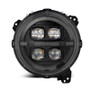AlphaRex 18-23 Jeep Wrangler JL/Gladiator JT LED Proj Headlights Alpha-Blk w/ Activ Light/Seq Signal - 880867 Photo - Primary