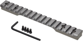 Iso view of Silver Browning A-Bolt - Long Action