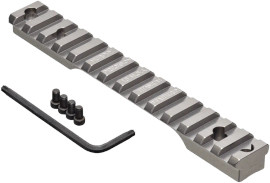 Iso view of Silver Weatherby Vanguard Short Action