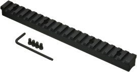 Iso view of Black Ruger Precision Rifle