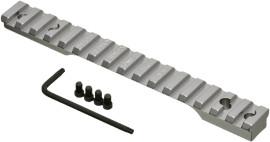 Picture of Silver Fierce Arms Rival - Long Action. ISO view.
