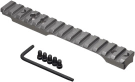 Iso view of Silver Barrett Fieldcraft Short Action