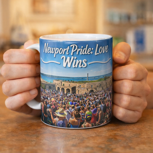 Newport Pride Open Hearts Color Morphing Mug