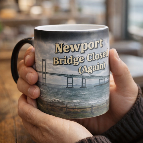 Newport Bridge Closed (Again) Color Morphing Mug