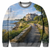 Newport Cliff Walk Morning Mansion AOP Crewneck