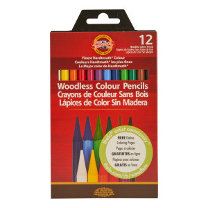 Koh-I-Noor Progresso Woodless Colored Pencils Koh-I-Noor Progresso Woodless Colored Pencils
