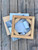 BLUE ROOSTER THIN RAW CANVAS