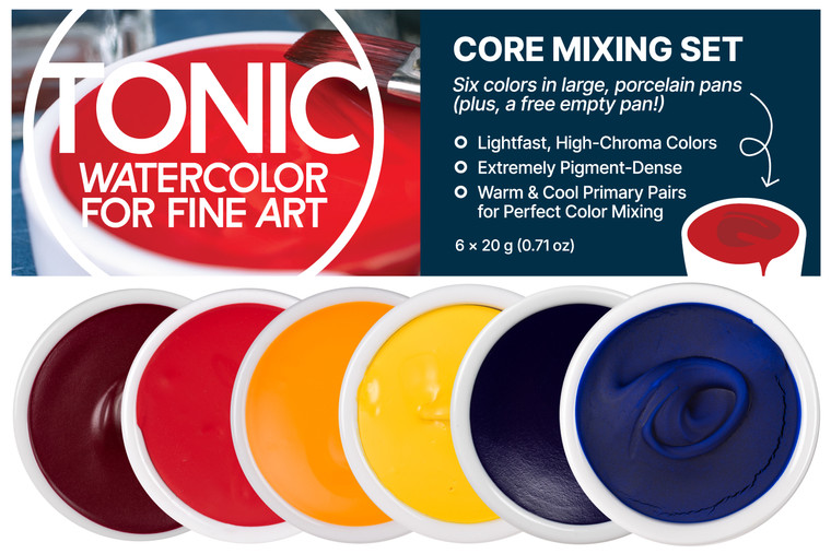 TONIC WATERCOLOR CORE MIXING SET OF 6