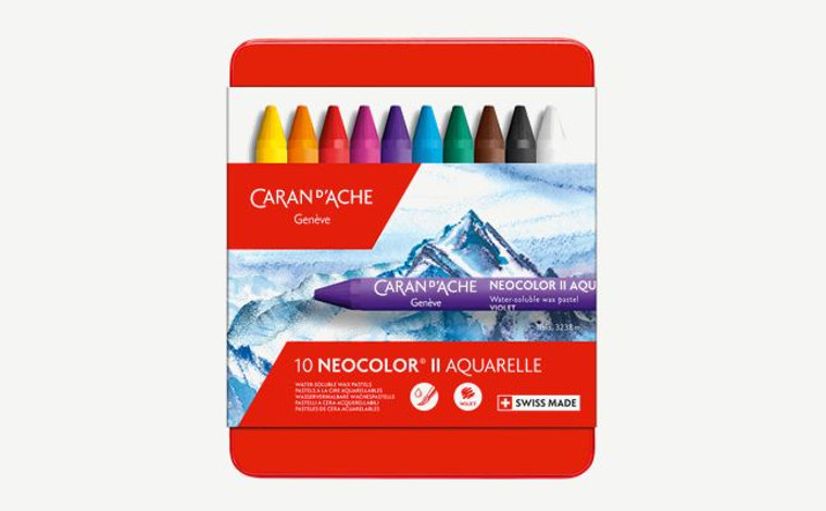 Caran d'Ache Neocolor II Water-Soluble Wax Pastel Sets