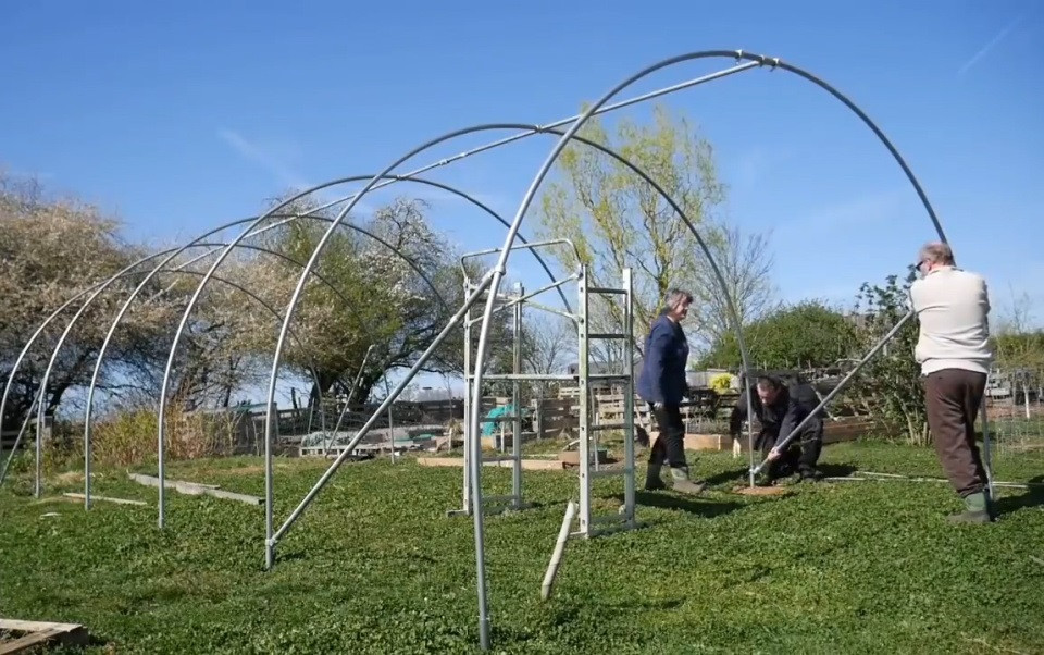 Polytunel Kit 14 x 30 Polytunnel | Straight Sides | Polytunnels for Sale