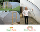 14ft x 60ft Full Curve Conventional Polytunnel Kit, Heavy Duty Professional Greenhouse